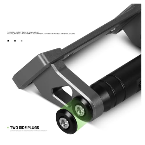 Support GPS Kawasaki Z900 Fixation Rigide Aluminium Vert Haute Performance - 5