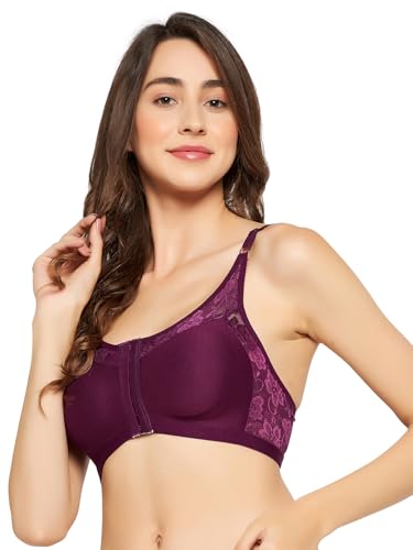 Image of Clovia Women Non-Padded Cotton Bra- Full Coverage, Wirefree