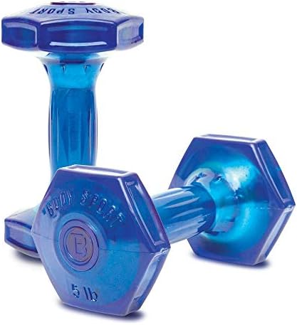 Miniatura 6 de Body Sport Urethane Aerobic Dumbbells Pair, Premium Hand Weights with Solid Steel Core & Ergonomic Gel Coating for Fitness Training & Strength