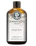 Sleigh Ride Fragrance Oil (60ml) For Diffusers, Soap Making, Candles, Lotion, Home Scents, Linen Spray, Bath Bombs, Slime