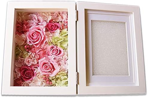 Amazon Co Jp プリザーブドフラワー フォトフレーム プレゼント 花 ２l判 ハガキ写真対応 ピンク Dearbouquet 花束贈呈 誕生日プレゼント 還暦祝い 結婚記念日 などフラワーギフトに ホーム キッチン