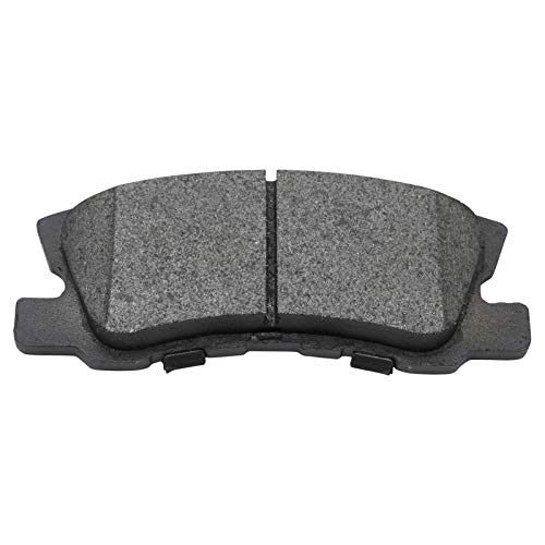 Image of TRQ Rear Brake Pad & Rotor Kit, with Chemical Kit Parking Brake Shoe Set Semi-Metallic Premium G-Coated Compatible with 2017-2017 Mitsubishi Lancer