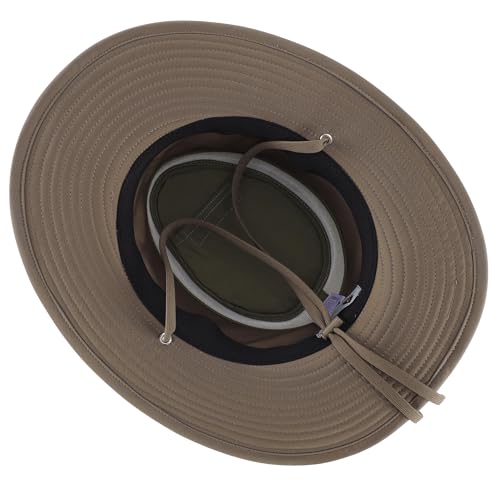 Image of Home Prefer Classic UPF 50+ Men's Sun Hat Wide Brim Bucket Hat UV Protection Fishing Hat for Men Beach Safari Gardening Golf