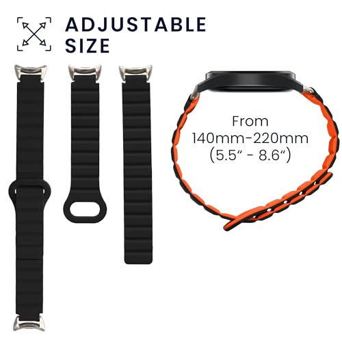 kwmobile Ersatzarmband kompatibel mit Xiaomi Mi Band 10 / Mi Band 9/8 Armband - Fitnesstracker Silikon Band mit Magnetverschluss