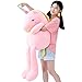VineCrown Dolce Unicorno Peluche Carino Peluche Cuscino Morbido Fidanzata Come Regalo di Compleanno (Rosa, 85cm)
