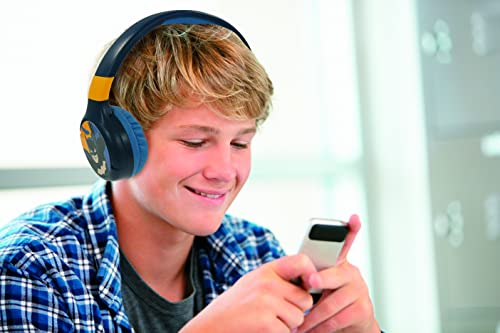 Image of Lexibook Batman 2-in-1 Bluetooth and Wired Headset with Mic and Control Button, Long-Life Rechargeable Battery HPBT010BAT