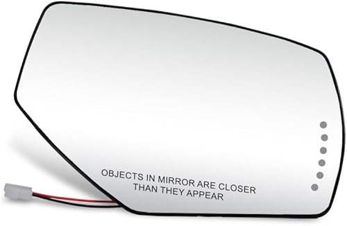 Para Chevy Silverado 1500 2014 15 16 17 2018 espejo lateral del pasajero  con luz de señal LED  calefaccionado  Potencia  Reemplazo para GM1325146