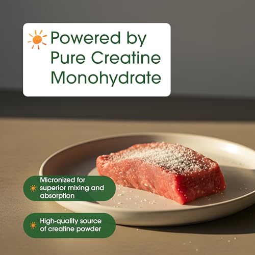 Image of NatureBell Micronized Creatine Monohydrate Powder - 500g - 5000mg Creatine for Women & Men - Unflavored Powder - Easy-to-Mix - Pre & Post Workout Support - Vegan, Keto Friendly - 3rd Party Tested
