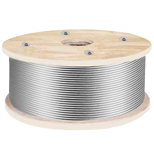 VEVOR 500ft T316 1x19 3/16 Steel Cable