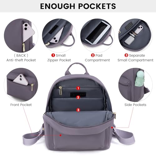 Image of LOVEVOOK Backpack for Women Light Weight Waterproof Backpack Purses Daily Backpack | Light Weight