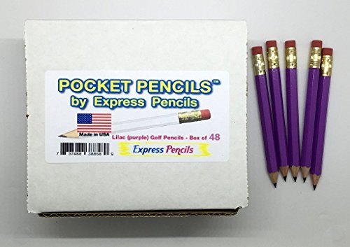 Lápices Grafito Hexagonal Half con Borrador Lilac Pack 48 miniatura 5