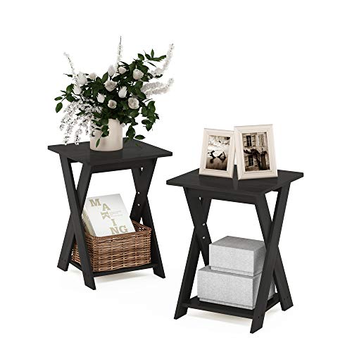 36% Off Furinno Modern End Table Set, 2-Pack Espresso - Image 6