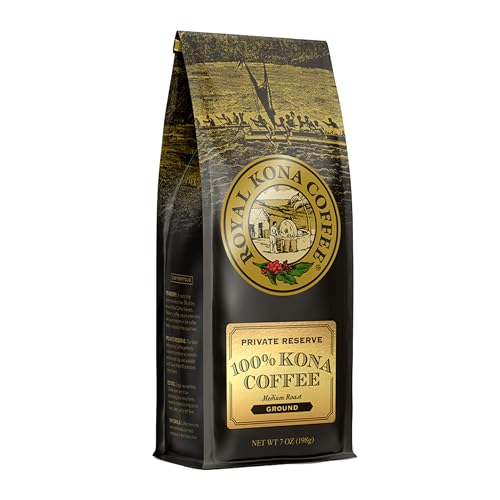 Royal Kona ground coffee in 7 ounce bag