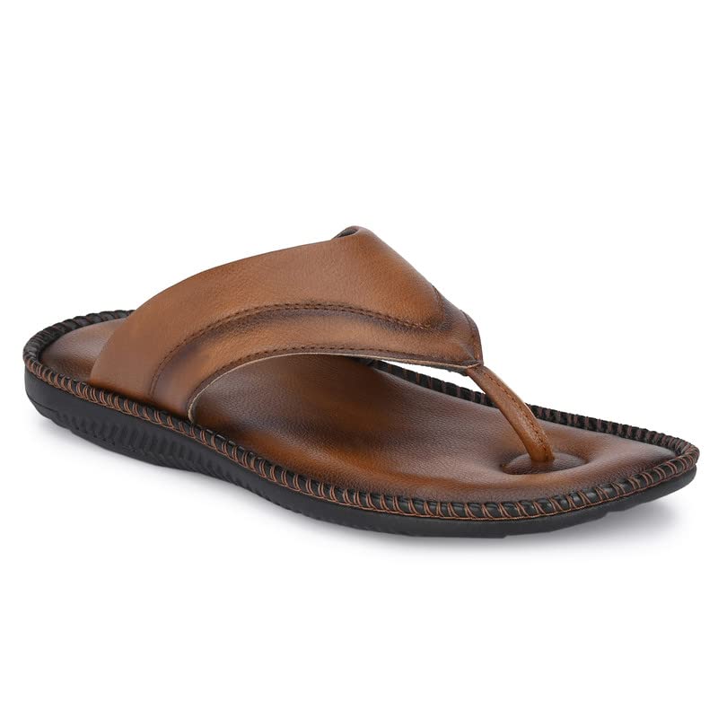 AZZARO BLACK Men Comfort Sandals/Slipper(Tan,9 UK) (B0BXMC4NXV) Amazon Price History, Amazon Price Tracker