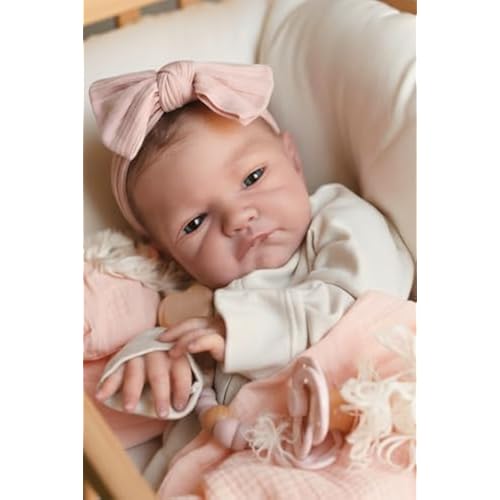 WOOROY Realistic Reborn Baby Dolls 20 Inch Lifelike Newborn Baby Doll Girl