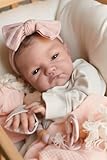 WOOROY Realistic Reborn Baby Dolls - 20 Inch Lifelike Newborn Baby Doll Girl Real Life Baby Dolls with Weighted Soft Body Gift Toy for Kids Age 3+