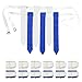 WYZworks 12 Player Adjustable Flag Football Set, 3 Flags per Belt, Hook and Loop Fastener, Nylon Belt w/Double D-Ring Closure, 18 Blue and 18 White Flags for Adults and Youth, 36 Flags total