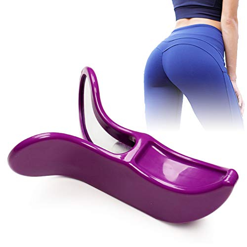 HYPERAU Super Kegel Exerciser Hip Trainer Buttocks Correction Pelvic Floor Muscle and Inner Thigh Exerciser Buttocks Bladder Control Device Postpartum Rehabilitation Purple