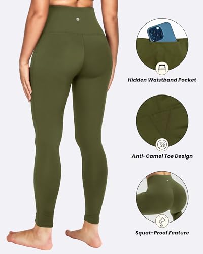 Mallas de yoga de cintura alta QUEENIEKE: mallas para correr y entrenar cómodas para mujer 5