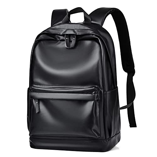 Sac à dos de grande capacité en tissu PU noir pour ne plus manquer d'espace