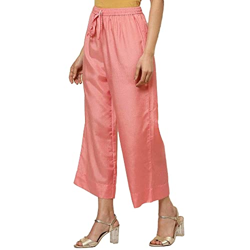 Image of BIBA Polyester Woven Womens Palazzo