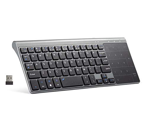 Vilros 2.4GHz 10 Inch Wireless Keyboard with Touchpad -Great for Raspberry Pi