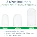 ViveSole Soft Gel Toe Protectors for Men & Women- Toe Caps for Foot Pain Relief - Flexible Cushion Sleeves for for Blisters, Ingrown Toenails, Hammer Toes, Corns, Calluses, Blisters (Variety Pack)