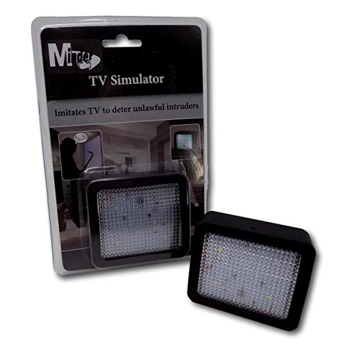 Minder Battery Powered Fake Dummy TV Simulator Home Security Crime Prevention Device Theft Burglary Deterrent (Without Batteries)