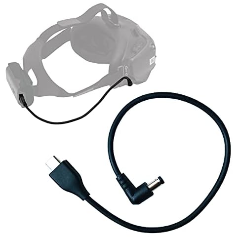 RAWECUD Power Cable Replacement for DJI FPV Goggles V2, Battery Charging Cable for FPV Combo Goggles Accessories (Cable_12 inches) Cover