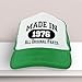 ThisWear 50th Birthday Hats for Men Made in 1976 All Original Parts Turning 50 Birthday Party Trucker Hat Green