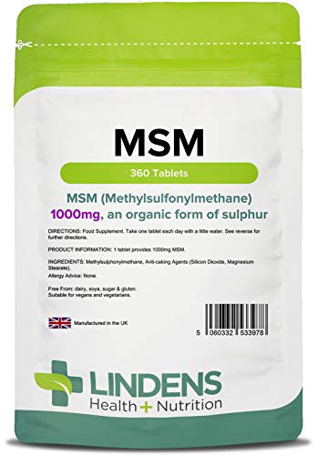 MSM (metilsulfonilmetano) 1000mg 360 Compresse
