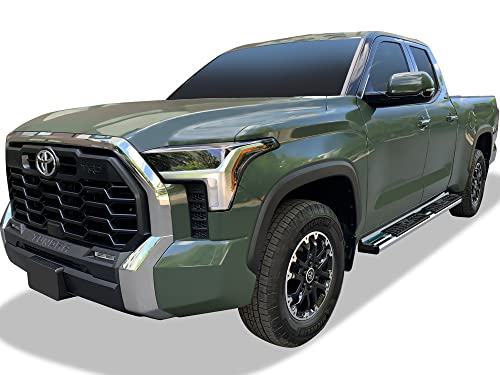 Estribos estilo OE cromados para Toyota Tundra 2022-2026 Doble Cabina miniatura 5