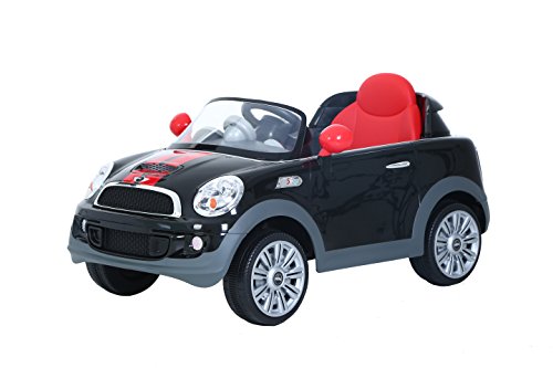 Rollplay Mini Cooper S Coupe-Coche teledirigido (12 V), Color Negro, (32442)