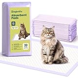 Lot de 20 tampons de rechange pour litière Tidy Cats Breeze - Super absorbants à 6 couches pour contrôler les odeurs - Non parfumés - 42,9 x 29 cm