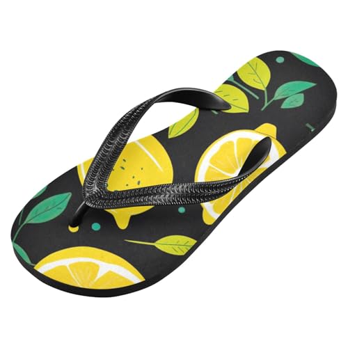 Women Beach Summer Casual Flip Flop Lemon SummerQuick Dry Sandals Slipper for Men 214B2737