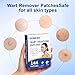 Maximum Strength Wart Remover Patches, Hydrocolloid Invisible Sticker for Neck, Feet, Hands Skin – Waterproof, Fast Acting, Invisible Protection, 1 Box (144 Patches)