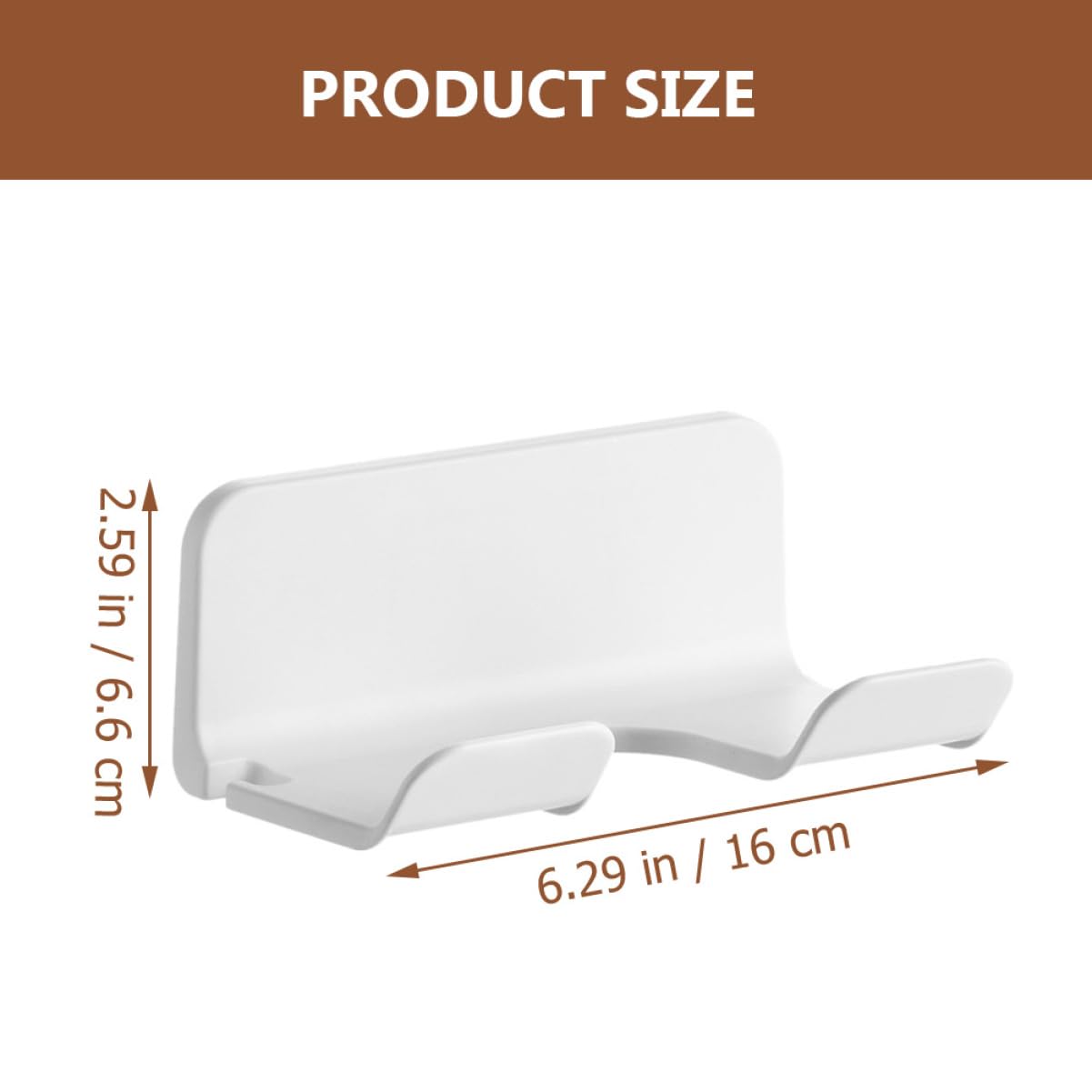 Didiseaon Wall Mounted Hair Dryer Rack No Drill Hair Dryer Holder for Bathroom Durable Support Storage Space Saving Design for Home and Salon