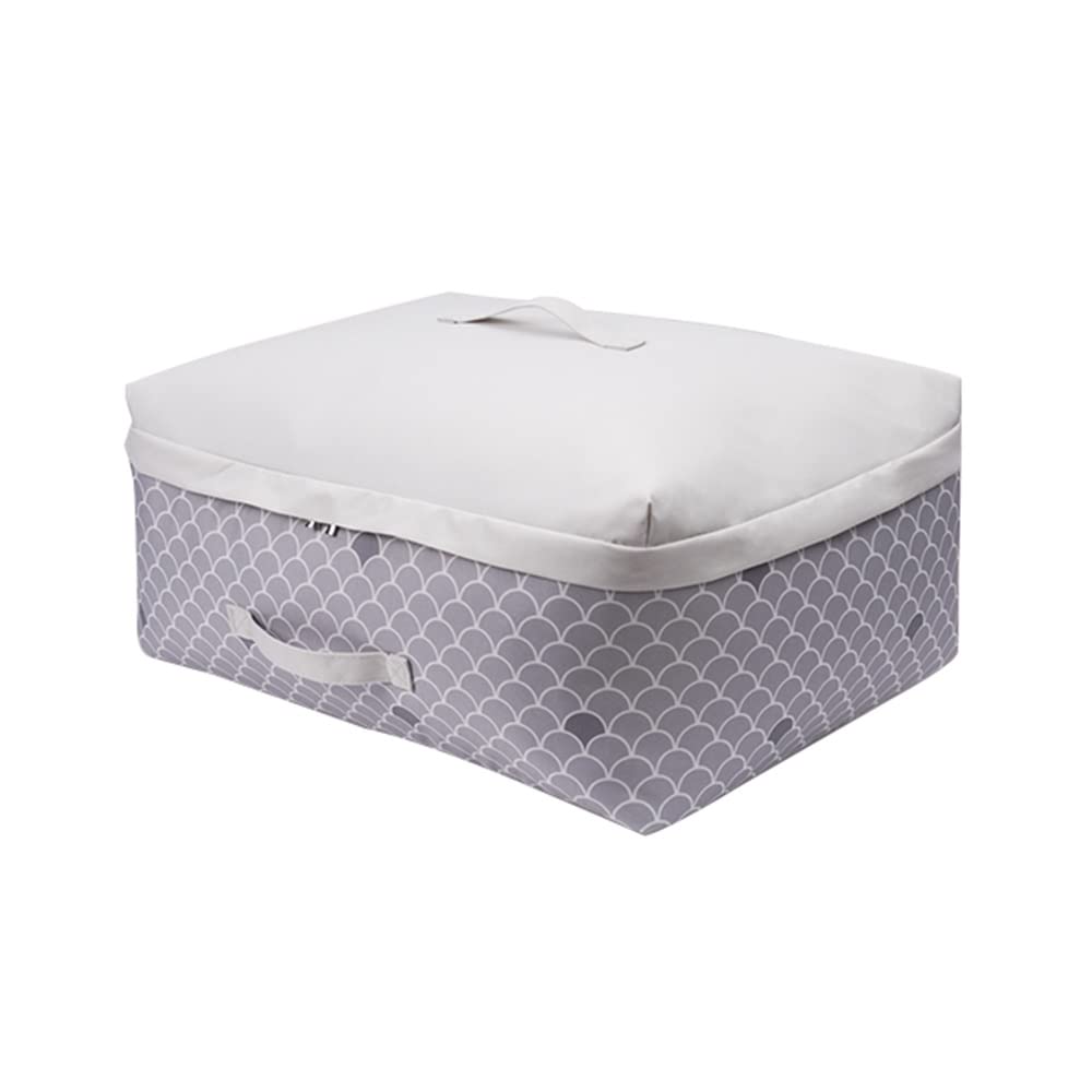ETRGFTHU Quilt Storage Bag Home Clothes Arrangement Moving Travel Bags Under-bed Storage Box Environmentally Friendly And Tasteless Washable(E,63cm*48cm*28cm)
