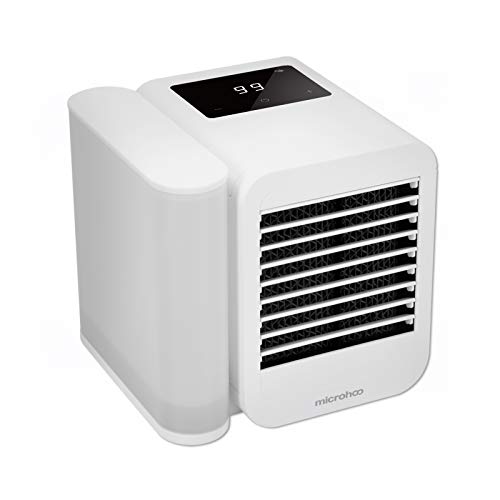 Dreame Aircooler - Ventilador de aire acondicionado para escritorio, pequeño enfriador de aire personal USB, humidificador, refrigeración con mango portátil para Home Room Office