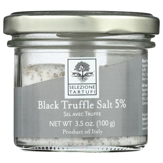 Selezione Tartufi 5% Black Truffle Salt, 3.5 Ounce