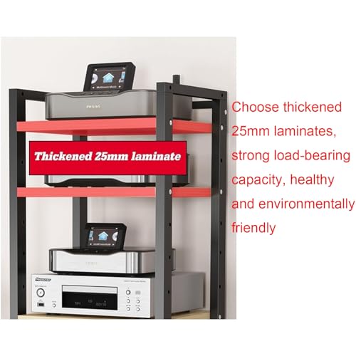 Rack stéréo domestique pour organiser et ventiler vos amplificateurs
