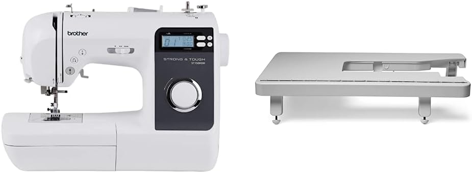 Brother ST150HDH Sewing Machine, Strong & Tough, 50 Built-in Stitches, LCD Display, 9 Included Feet & Sewing Machine Wide Table