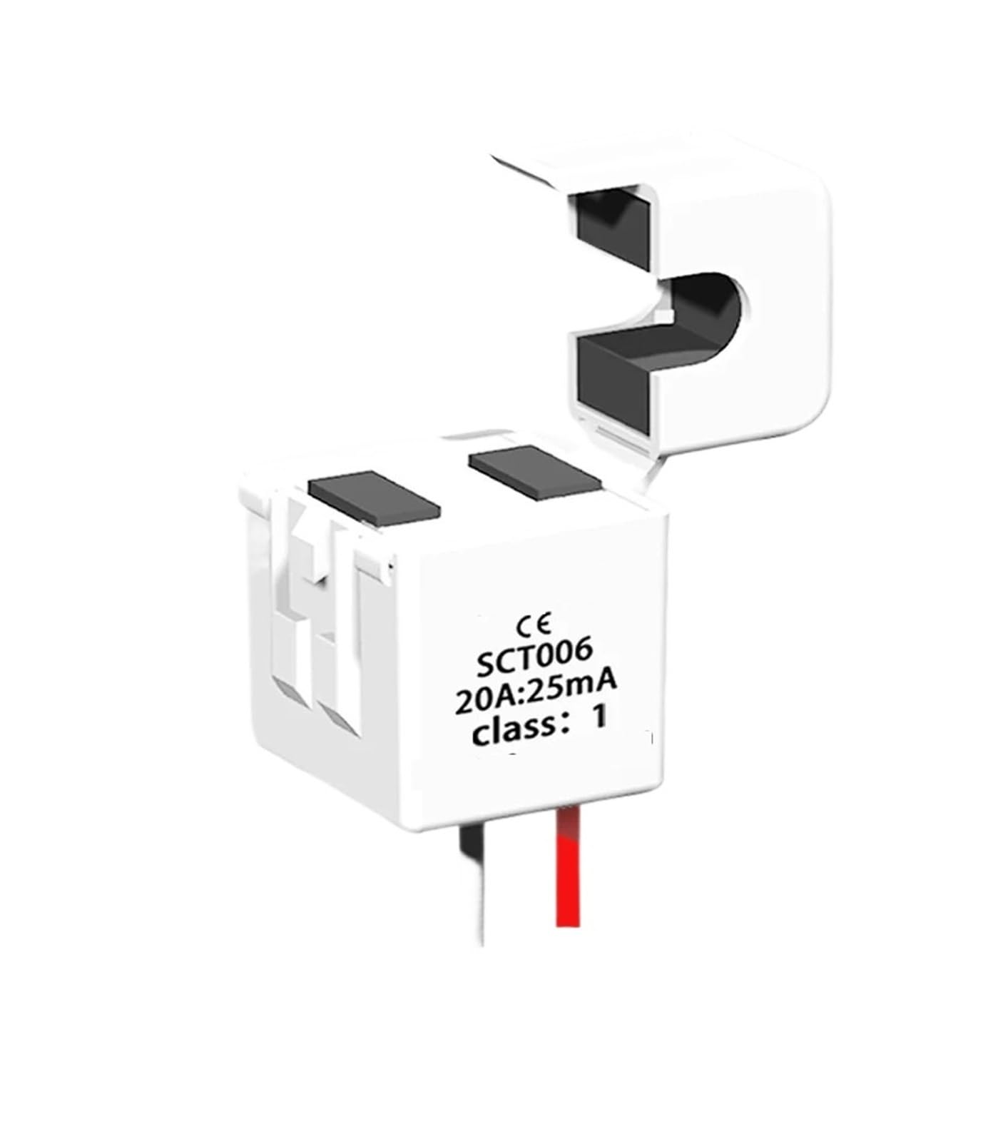 WCNGRFRNB Split core current transformer Split Core Current Transformer SCT006 Rated Input 1A/5A/10A/20A Output 1mA/2.5mA/5mA/10mA/20mA/25mA(5A-2.5mA Class 0.5)