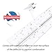 Air Conditioning Deflector For Ceiling Central Air Conditioning Prevents Direct Cold/Hot Air Blowing Adjustable Angle Suitable For All Seasons Plastic Steel