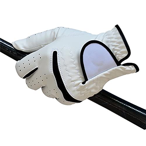 Guante Golf,Guante De Golf 1 Par De Guantes De Golf Resistencia De Desgaste Suave De Los Hombres Guantes De Deportes De Izquierda Y Derecha