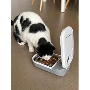 Closer Pets Automatic Timed Feeders with Stainless Steel Inserts (1 Bowl with Stainless Steel Insert) Closer Pets Automatic Timed Feeders with Stainless Steel Inserts (1 Bowl with Stainless Steel Insert)
