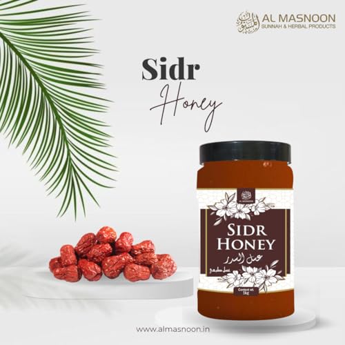 AL MASNOON Sidr Honey 1kg Pure & Natural Wild Beri Honey miniatura 2