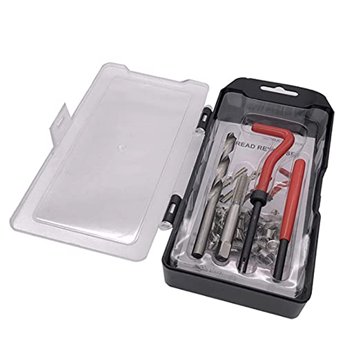 BSEWO 25Pcs M5 X 1.0 Thread Repair Kit,15Pcs M-10 x 1.0 Thread Repair Kit Compatible 10mm Damaged Threads