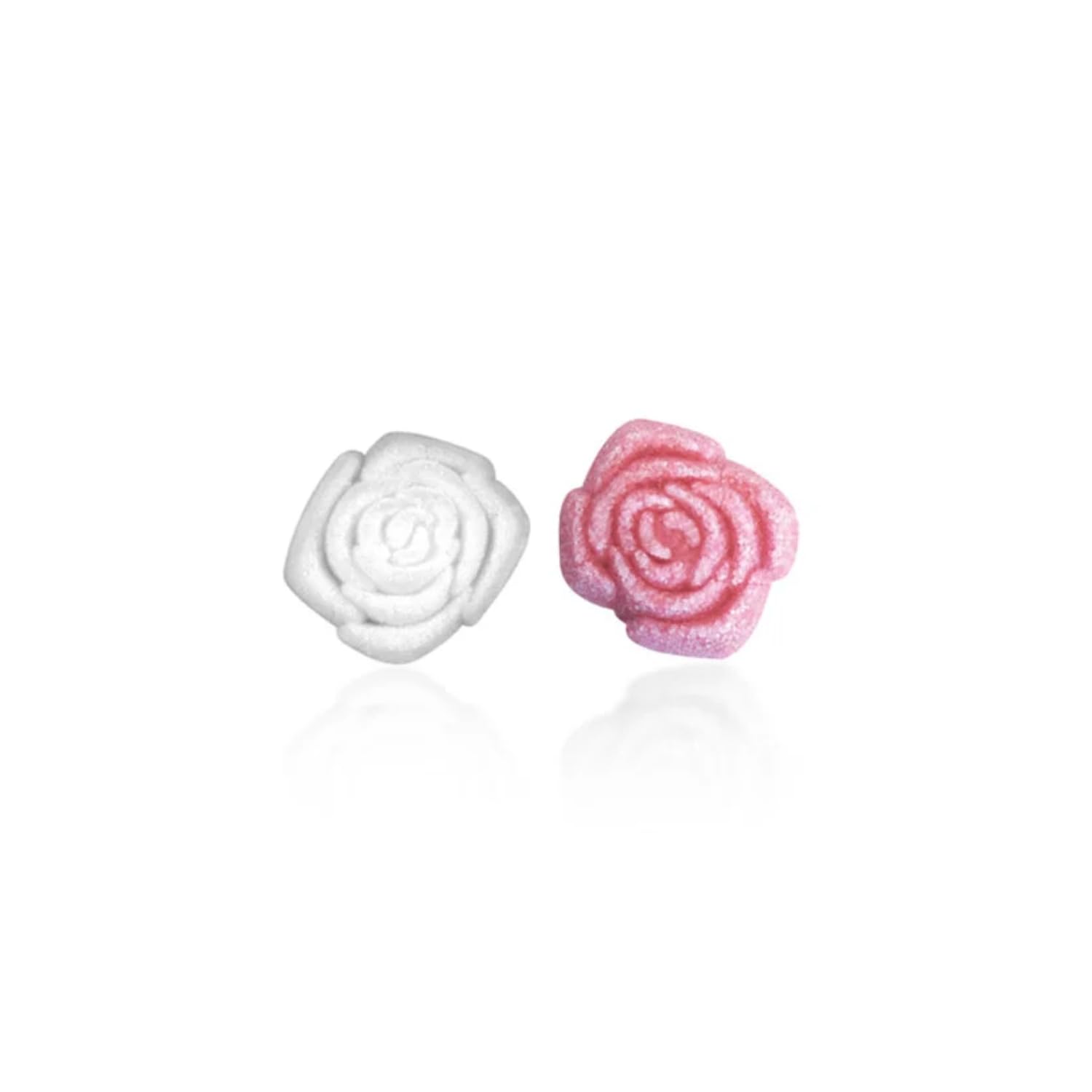 Canasuc | 32 Zollette Zucchero Forma Cuore | 36 Zollette Zucchero Forma di Rosa - 2 x 225 Gr | Zucchero Confezione Regalo | Zucchero Decorativo