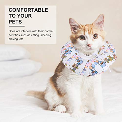 POPETPOP Recuperação de Filhotes de Gatos Colarinho Colarinho Pet Ajustável Pescoço Cone Após UMA Ci